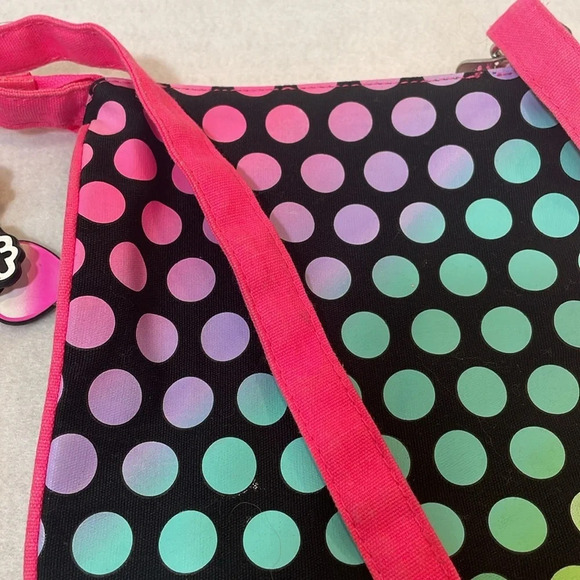 Justice Lot of 2 Girls Purses Crossbody Pink Sequins Barbie Initial Letter N - Picture 9 of 15